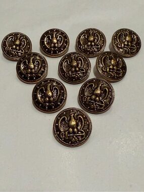 LOT/1O Classic Military Inspired Buttons Great Seal Eagle Estate Find Vintage?